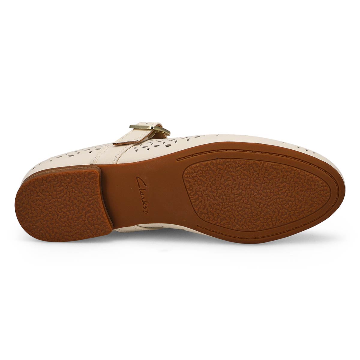 Women's Fawna Jane Leather Maryjane Dress Flat - Cream