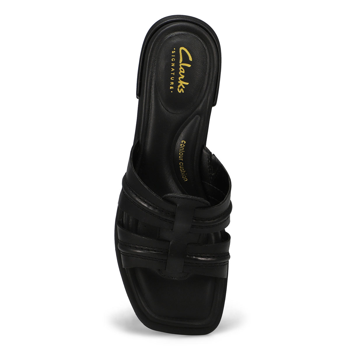 Sandale à enfiler en cuir ARIANY MULE, noir, femmes