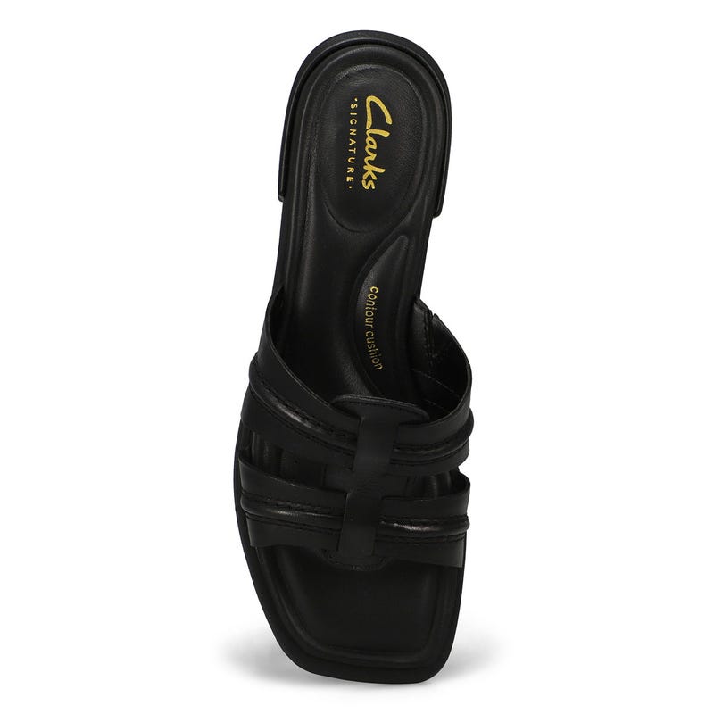 Sandale  enfiler en cuir ARIANY MULE, noir, femme