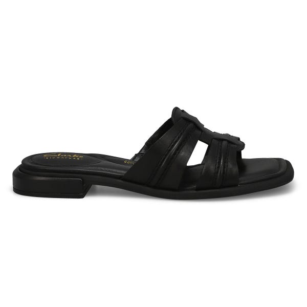 Sandale à enfiler en cuir ARIANY MULE, noir, femmes