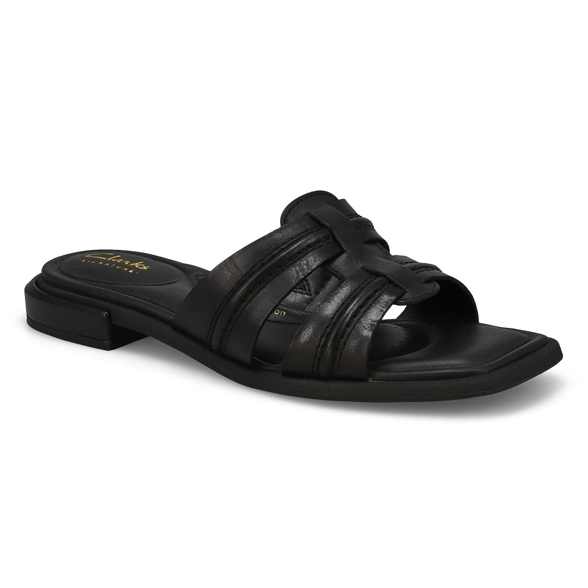 Sandale à enfiler en cuir ARIANY MULE, noir, femmes