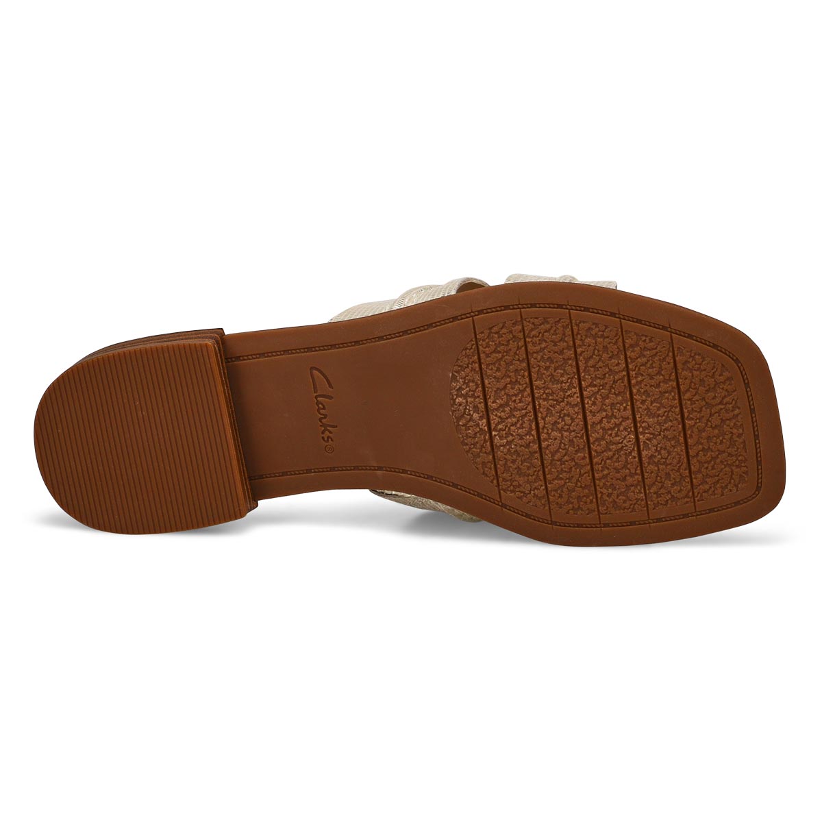 Sandale à enfiler en cuir ARIANY MULE, champagne, femmes