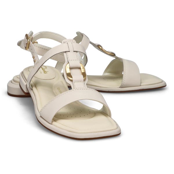 Women's Ariany Sling Leather Casual Sandal - Cream