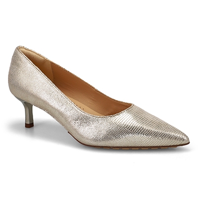 Escarpin en cuir Adela Court, champagne, femmes