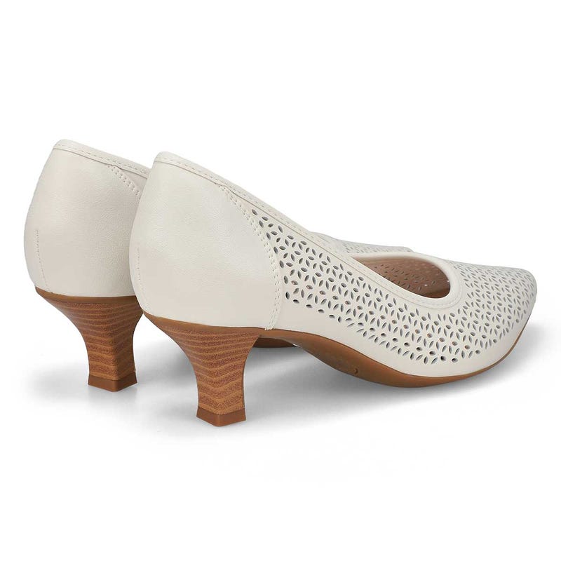 Women's Kepley Sky Leather Dress Heel - Off White