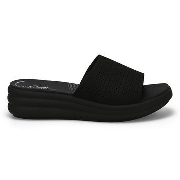 Women's Drift Twist Platform Slide Wide Sandal - B