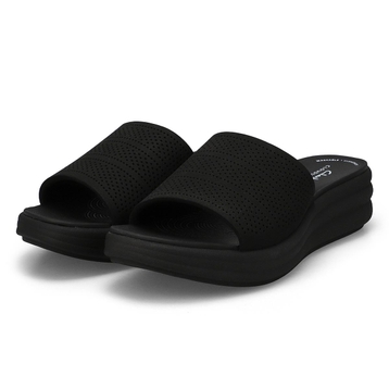 Women's Drift Twist Platform Slide Wide Sandal - B