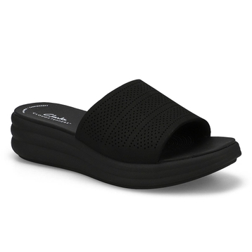 Women's Drift Twist Platform Slide Wide Sandal - B