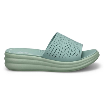 Women's  Drift Twist Platform Slide Wide Sandal - 