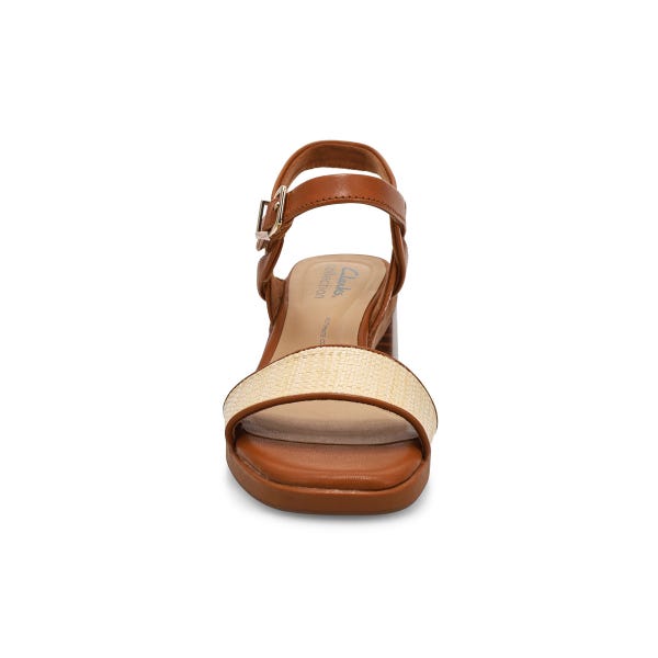 Sandale habillée en cuir JAYLAN RAY, naturel, femmes