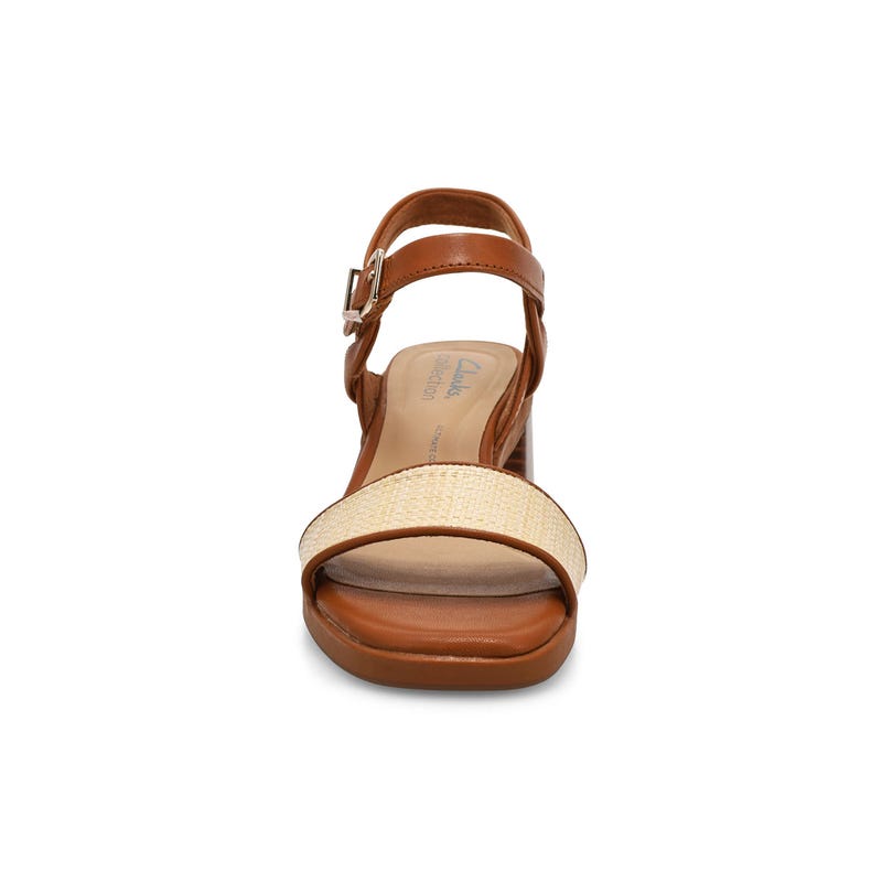 Sandale habillée en cuir JAYLAN RAY, naturel, femmes