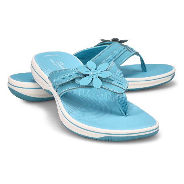 Women's Breeze Opal Thong Sandal - Sky Blue