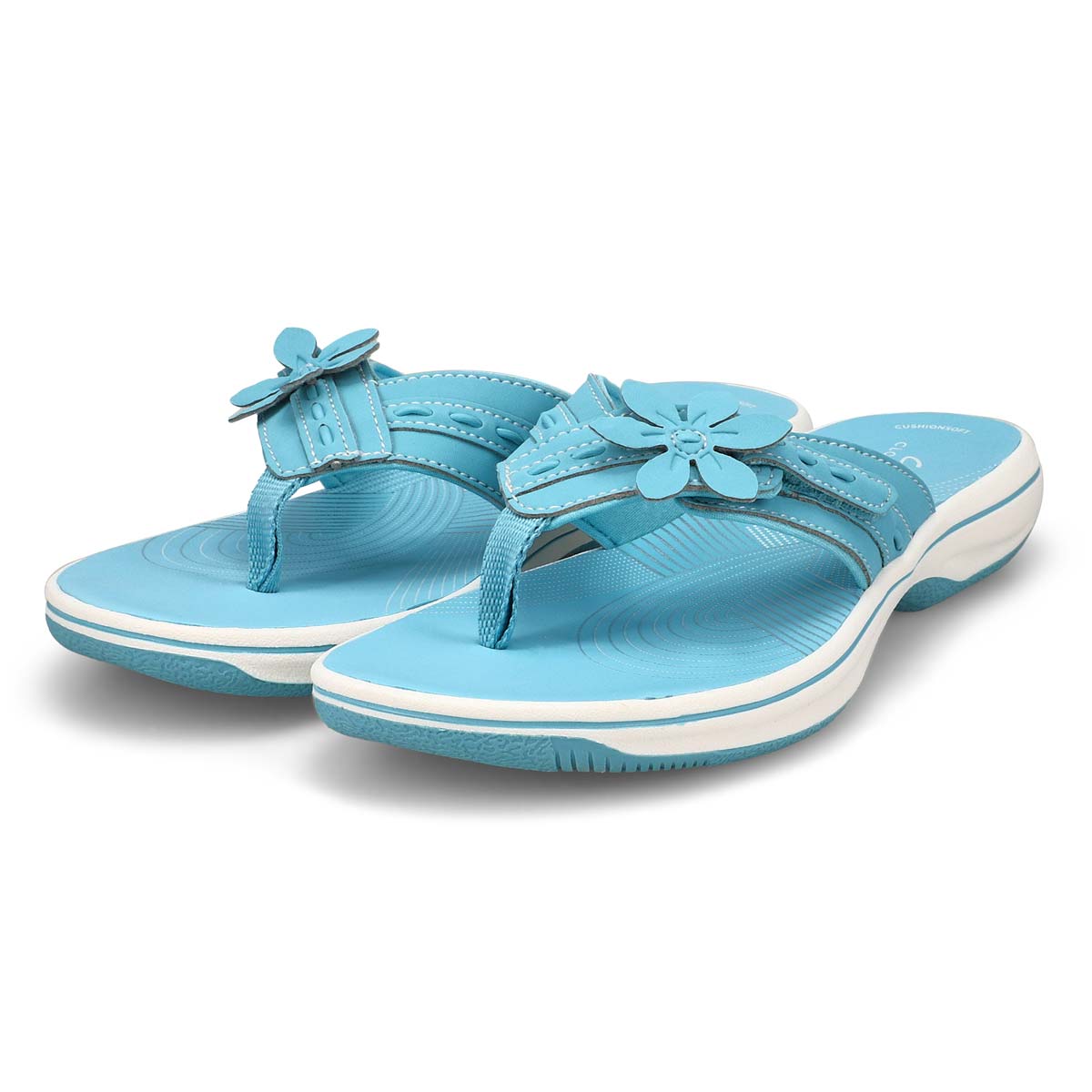 Women's Breeze Opal Thong Sandal - Sky Blue