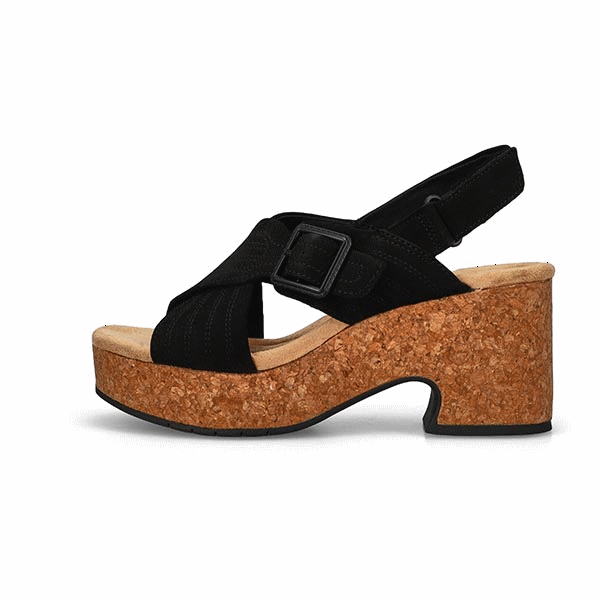 Women's Nerisa West Casual Wedge Sandal Black