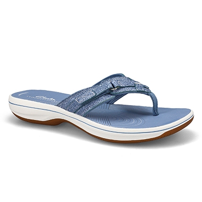 Tongs Breeze Sea, intérêt pour le bleu denim, femmes