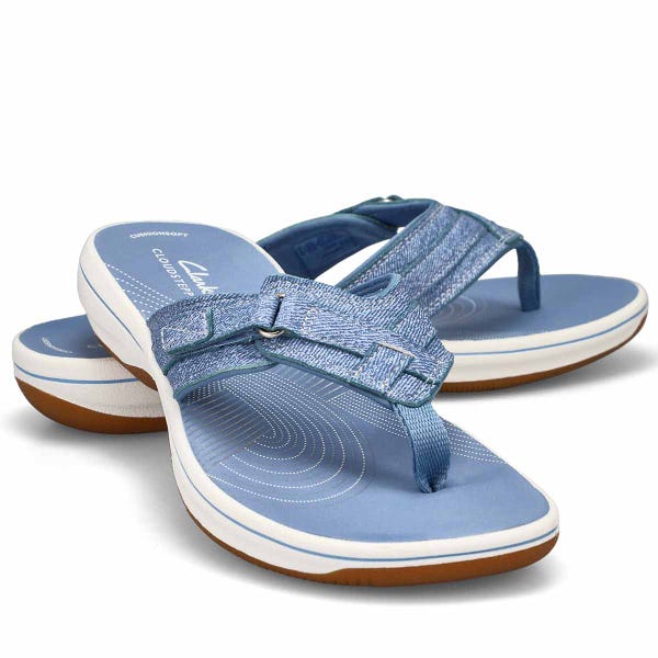 Women's Breeze Sea Thong Sandal - Denim Blue Interest