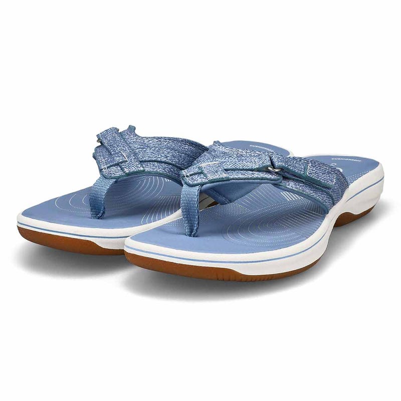 Women's Breeze Sea Thong Sandal - Denim Blue Interest