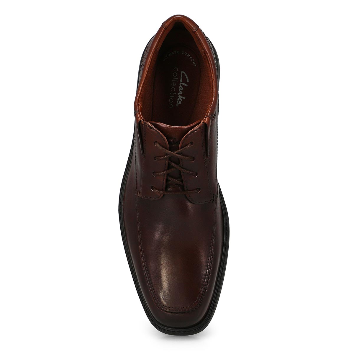 Men's Dresslite Apron Wide Oxford Dress Shoe - Mahogany