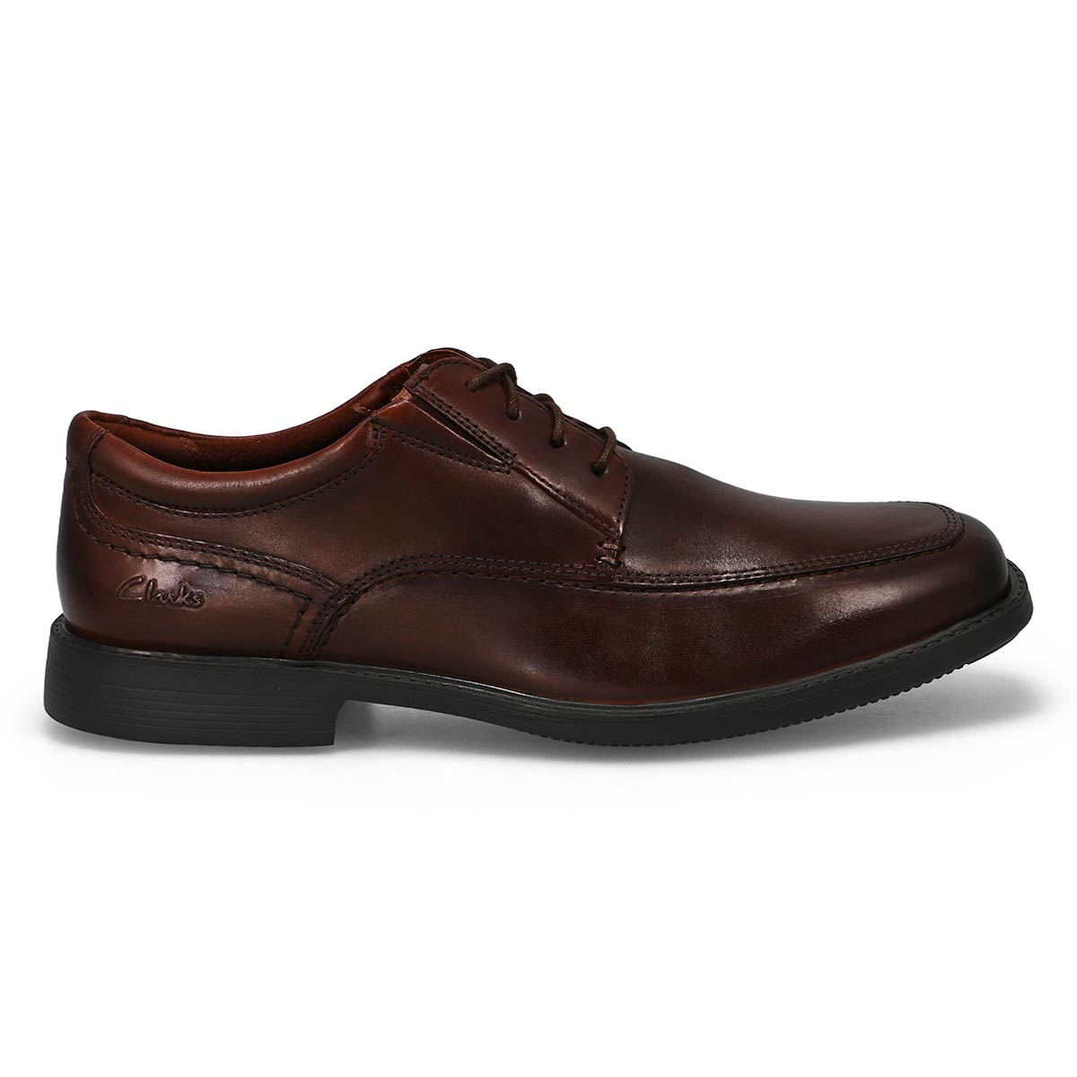 Men's Dresslite Apron Wide Oxford Dress Shoe - Mahogany