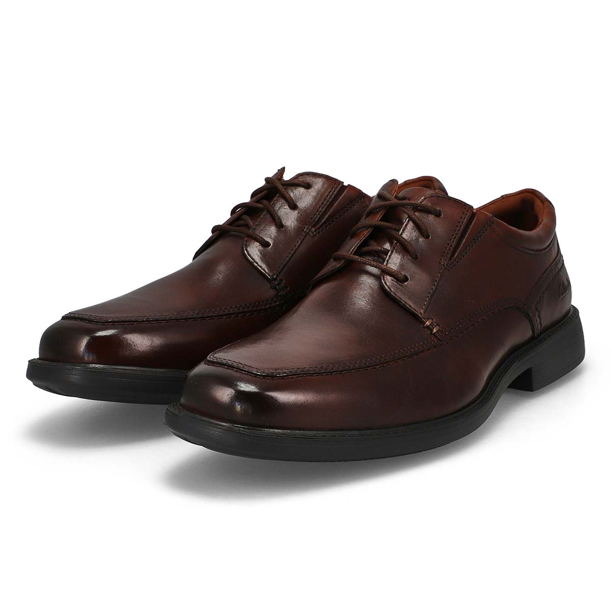 Men's Dresslite Apron Wide Oxford Dress Shoe - Mahogany