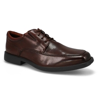 Men's Dresslite Apron Wide Oxford Dress Shoe - Mahogany