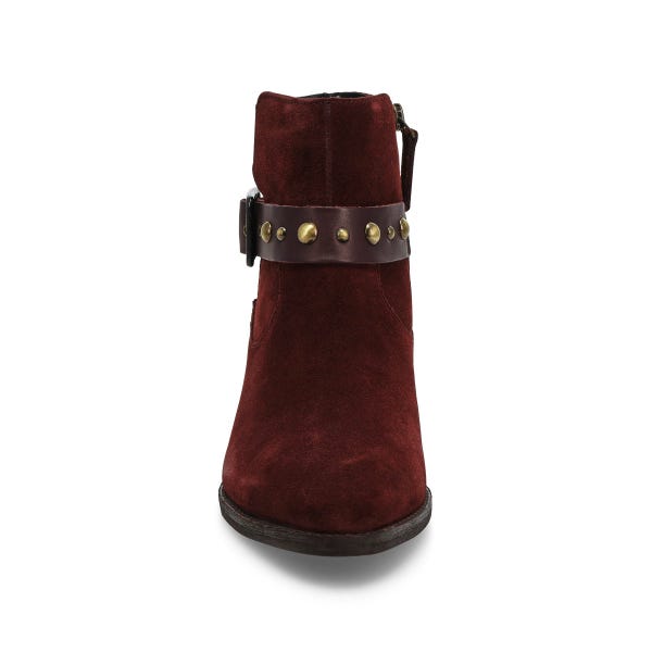 Women's Morzine Buckle Ankle Boot - Merlot