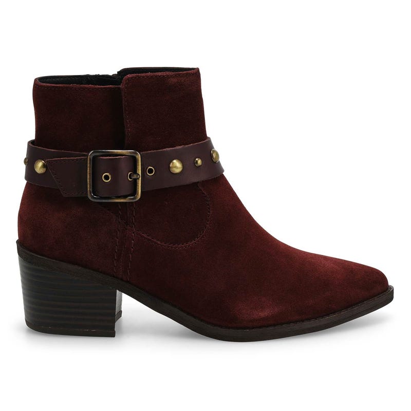 Women's Morzine Buckle Ankle Boot - Merlot