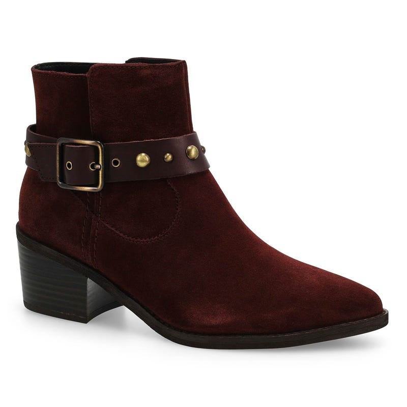 Women's Morzine Buckle Ankle Boot - Merlot