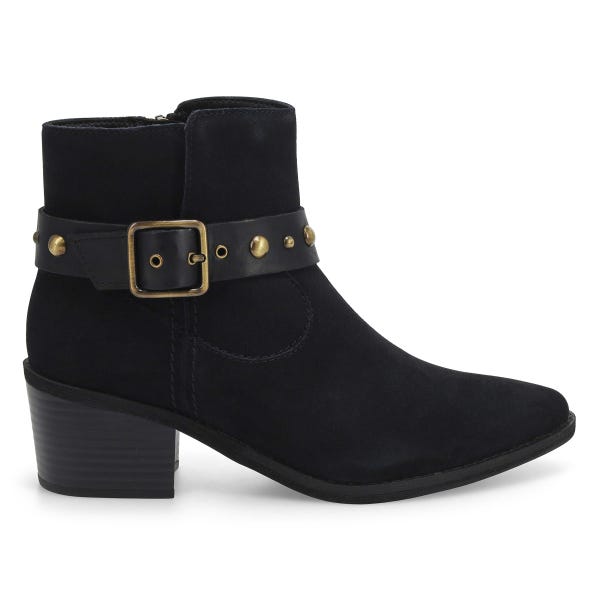 Women's  Morzine Buckle Ankle Boot - Black