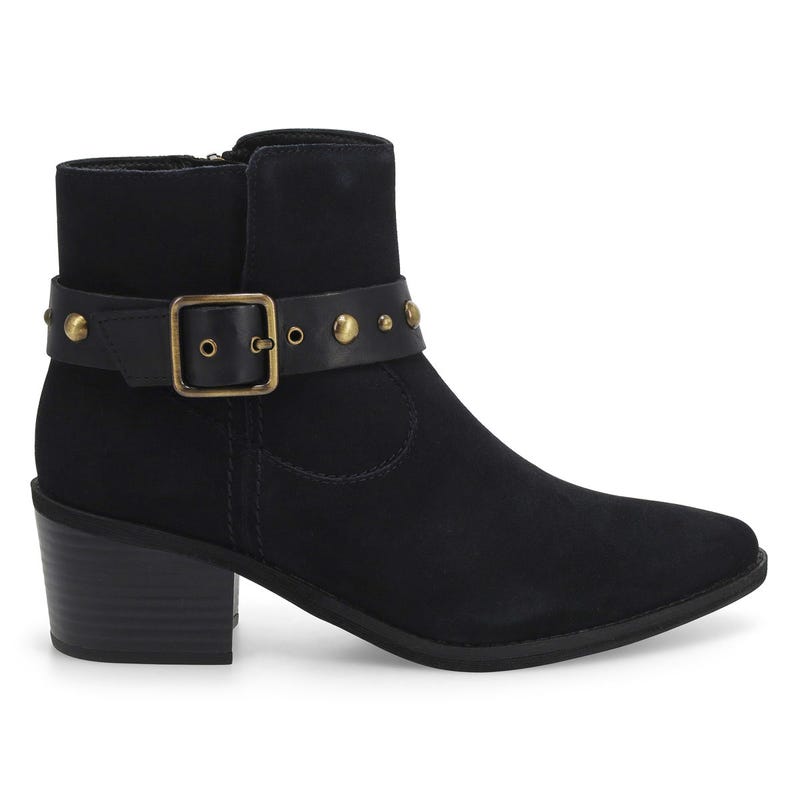 Women's  Morzine Buckle Ankle Boot - Black