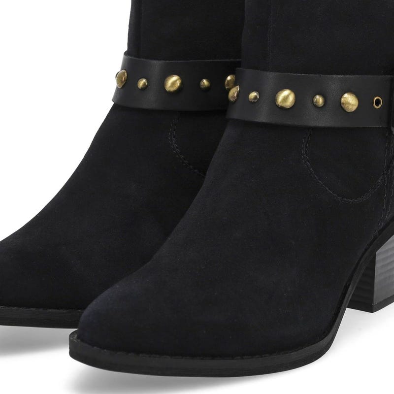 Women's  Morzine Buckle Ankle Boot - Black