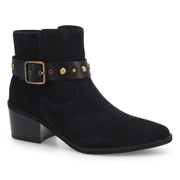 Women's  Morzine Buckle Ankle Boot - Black