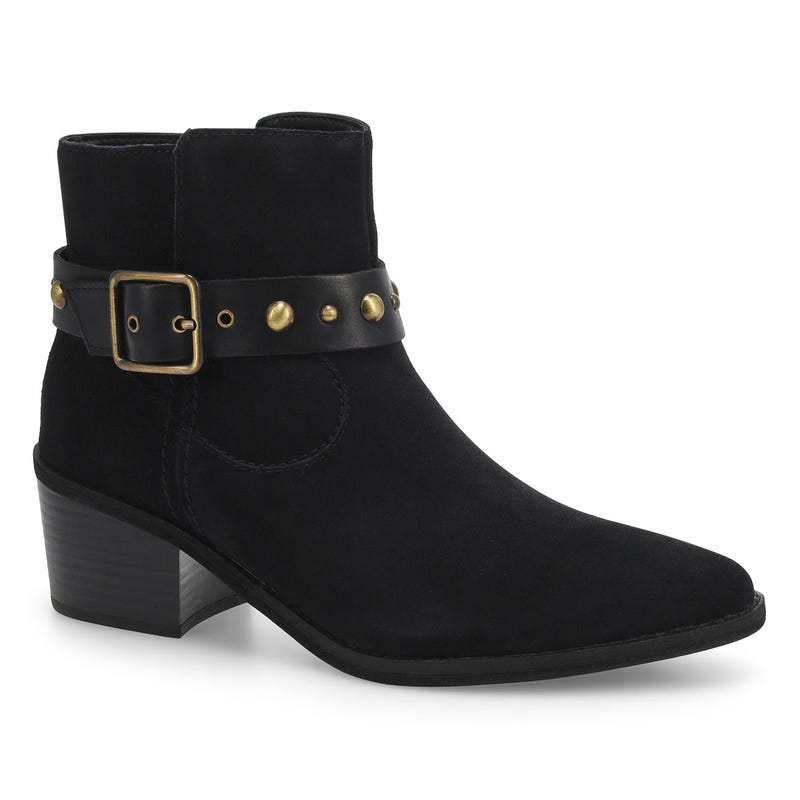 Women's  Morzine Buckle Ankle Boot - Black