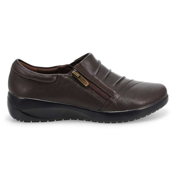 Chaussure tout-aller large Kaetlyn Mila pour femmes - Chocolat