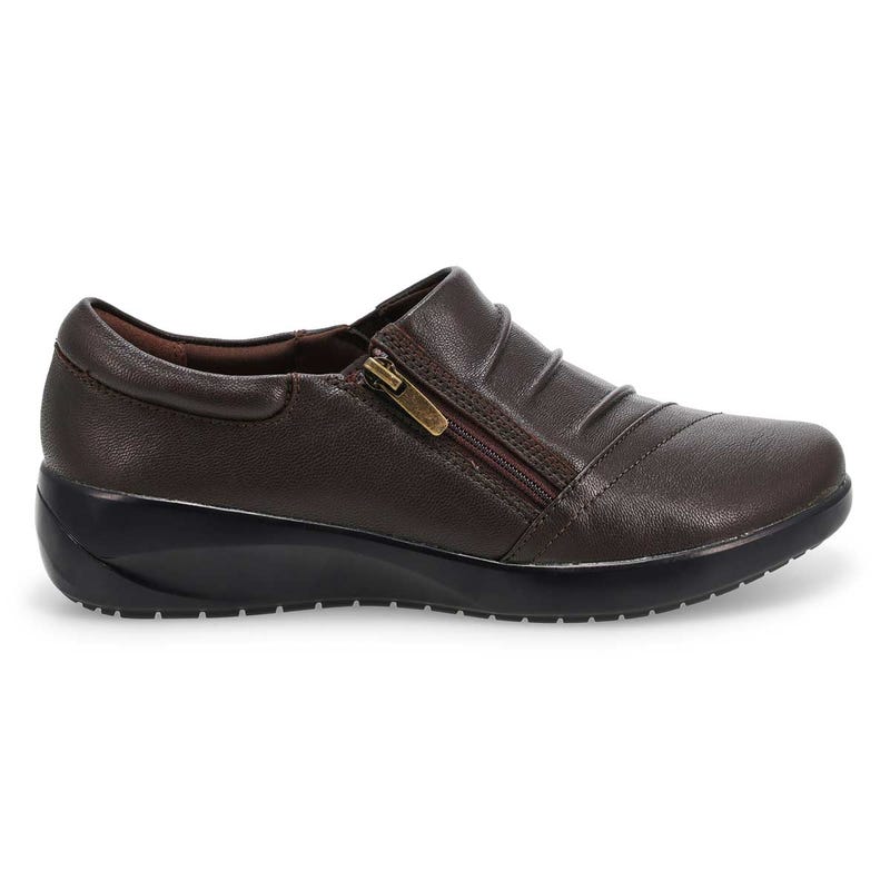 Chaussure tout-aller large Kaetlyn Mila pour femmes - Chocolat