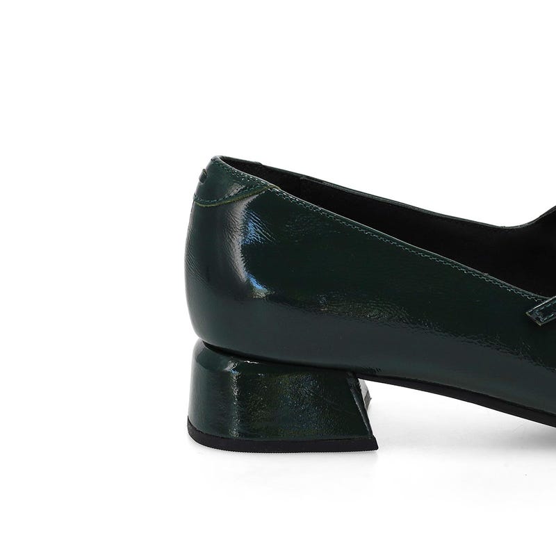 Women's  Daiss30 Shine Dress Heel - Dark Green