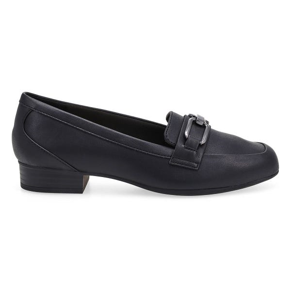Mocassin décontracté Juliet Echo pour femmes - Noir