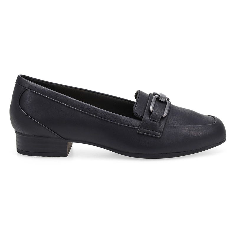 Mocassin décontracté Juliet Echo pour femmes - Noir