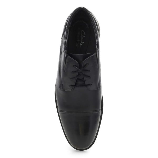 Men's Steadwell Cap Wide Dress Oxford  - Black