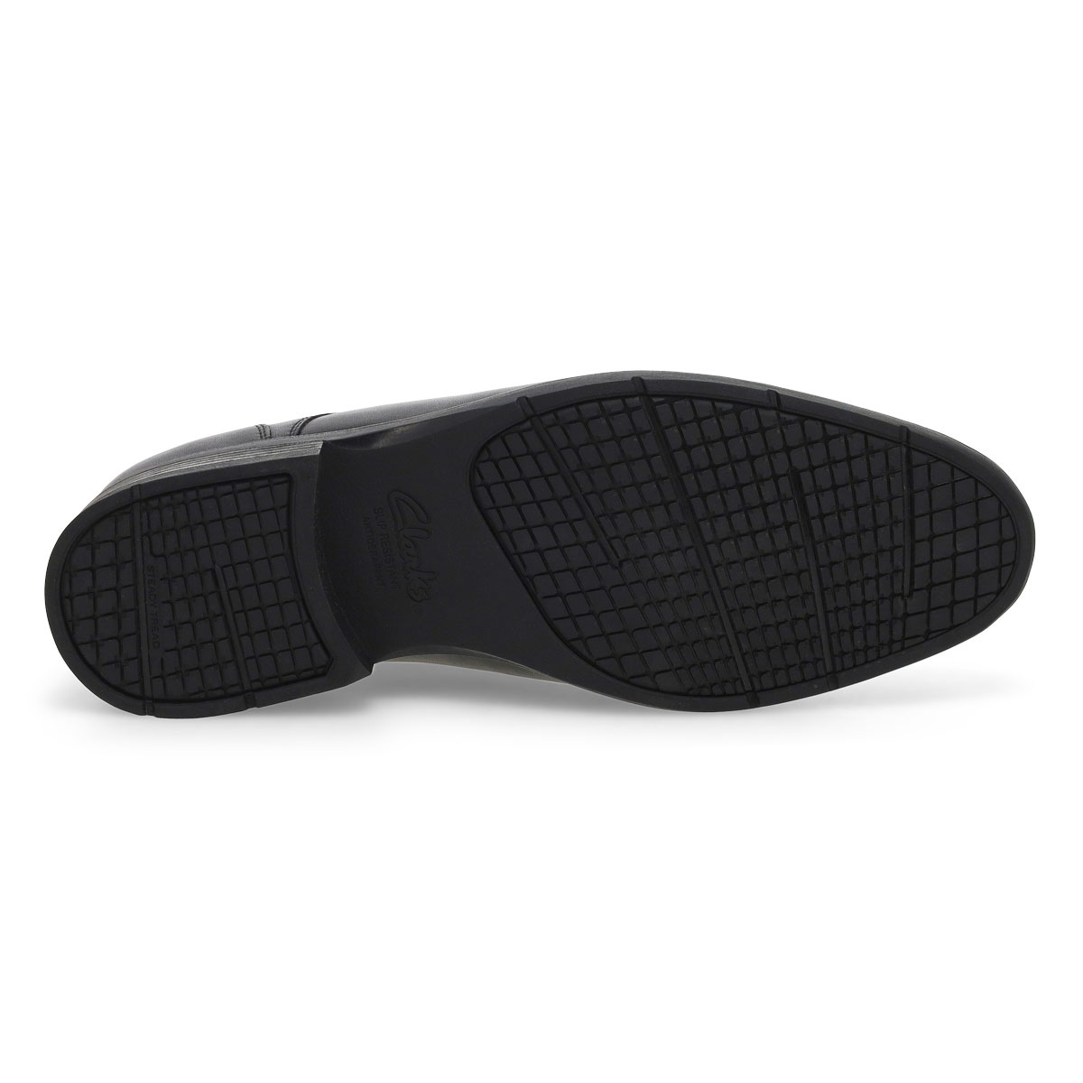 Men's Steadwell Cap Wide Dress Oxford  - Black