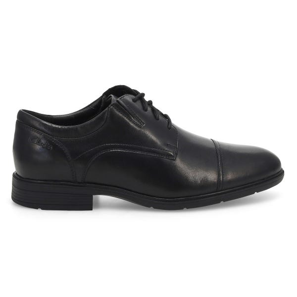 Men's Steadwell Cap Wide Dress Oxford  - Black