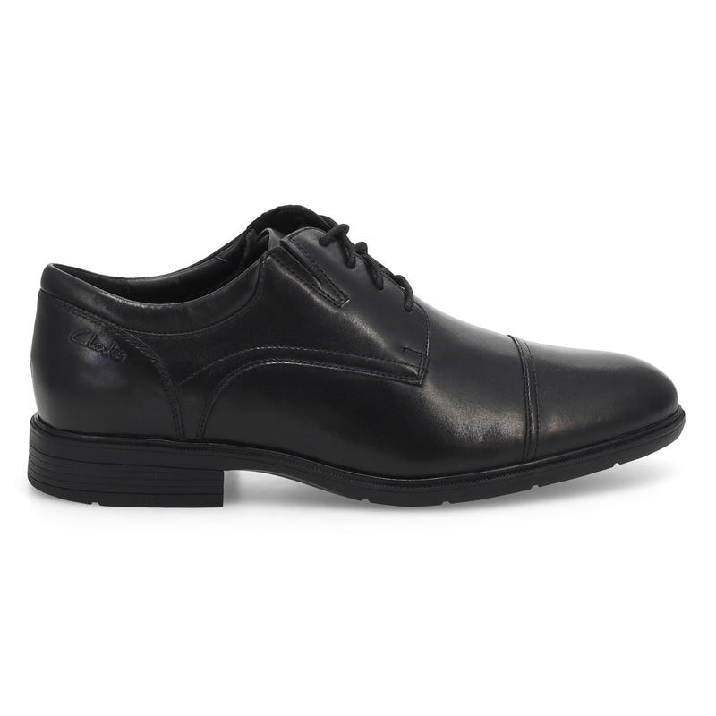 Men's Steadwell Cap Wide Dress Oxford  - Black
