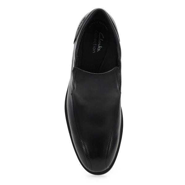 Men's Steadwell Step Slip On Wide Dress Shoe -Black