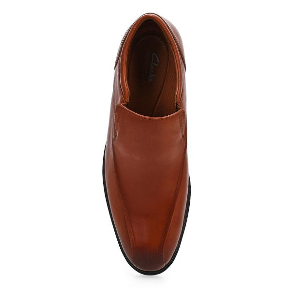 Men's  Steadwell Step Slip On Wide Dress Shoe - Dark Tan