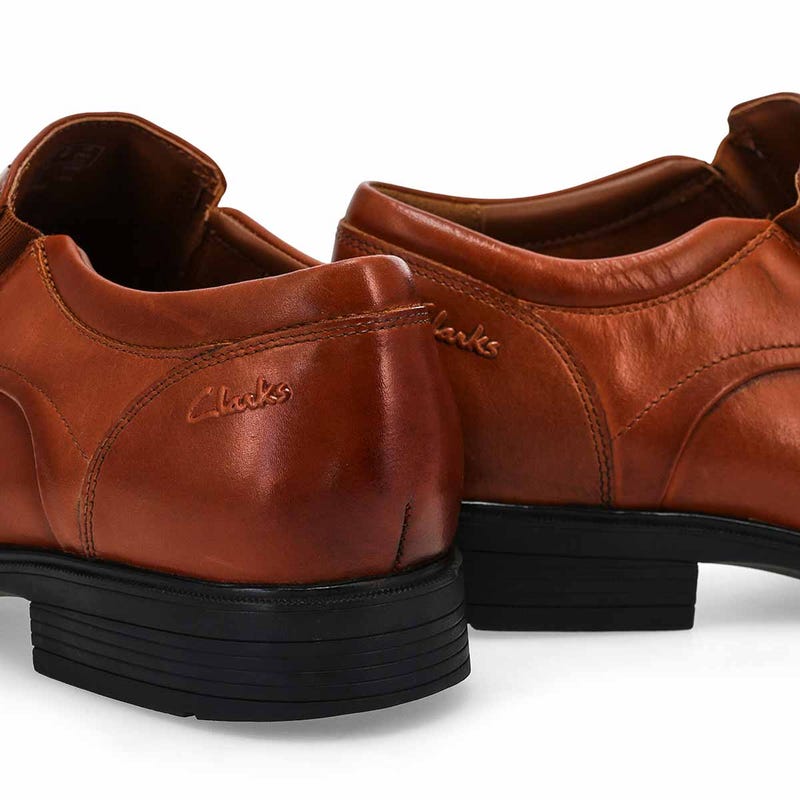 Men's  Steadwell Step Slip On Wide Dress Shoe - Dark Tan