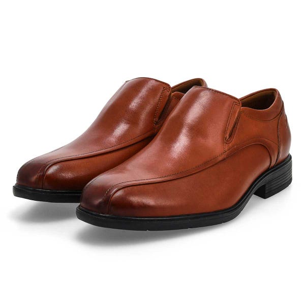 Men's  Steadwell Step Slip On Wide Dress Shoe - Dark Tan