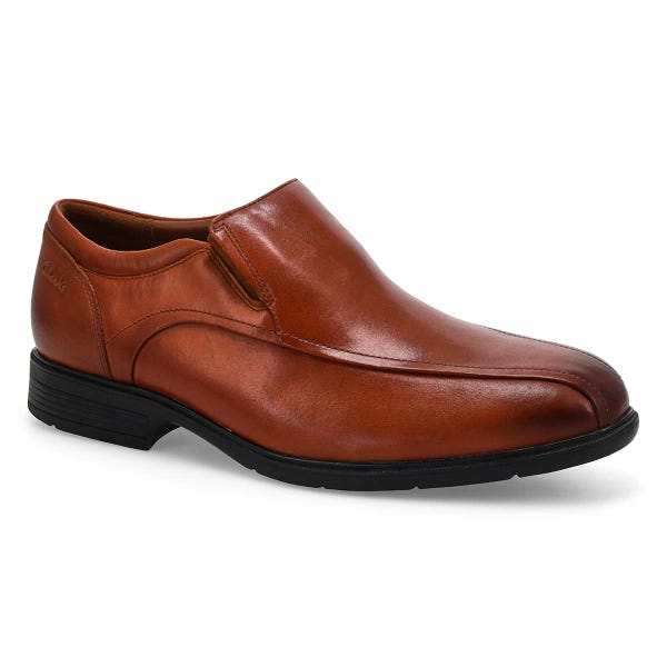 Men's  Steadwell Step Slip On Wide Dress Shoe - Dark Tan