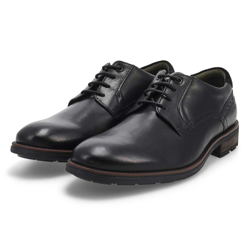 Men's Emmet Plain Lace Up Oxford - Black