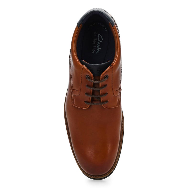 Men's Emmet Plain Lace Up Oxford - Tan