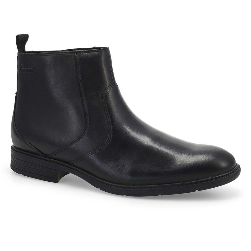 Men's Steadwell Zip Casual Ankle Boot - Black